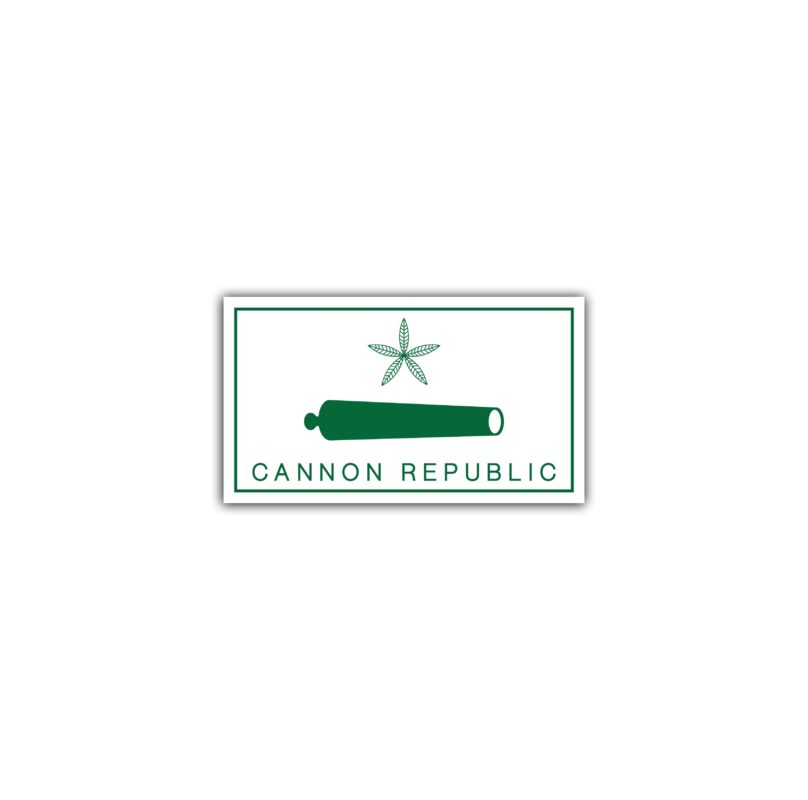 CR Cannon Republic Logo Sticker - Cannon Republic